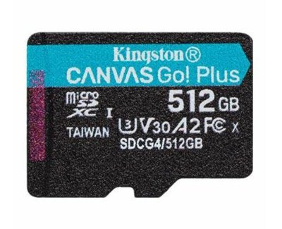 (image for) Kingston Canvas Go! plus microSD 512GB