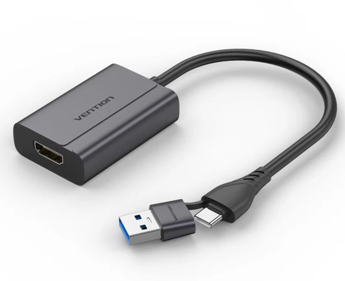 (image for) Vention USB-C + USB-A to HDMI