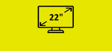 Monitori 22"